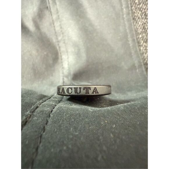 Baracuta Jacket Black Coat Double Overcoat Quilted Parka Wool Lined Trench Sz M - Picture 8 of 15